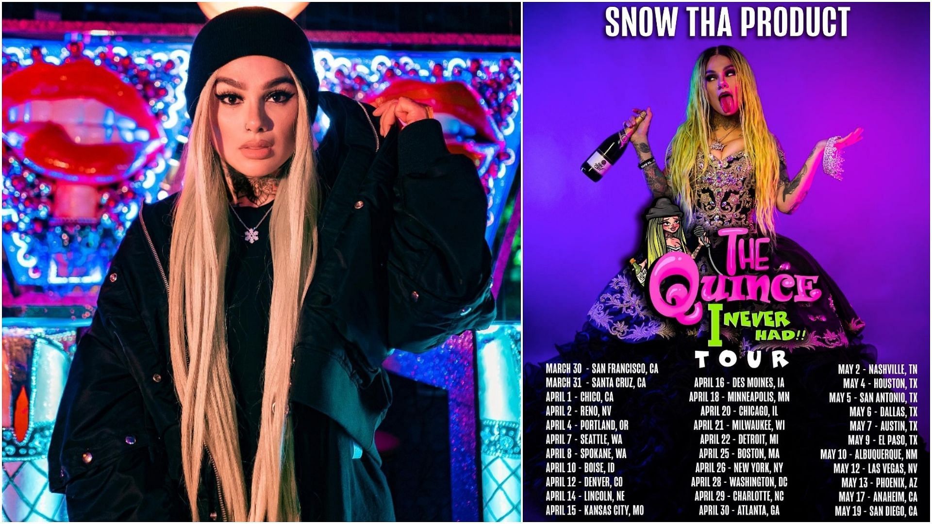 who is snow tha product on tour with