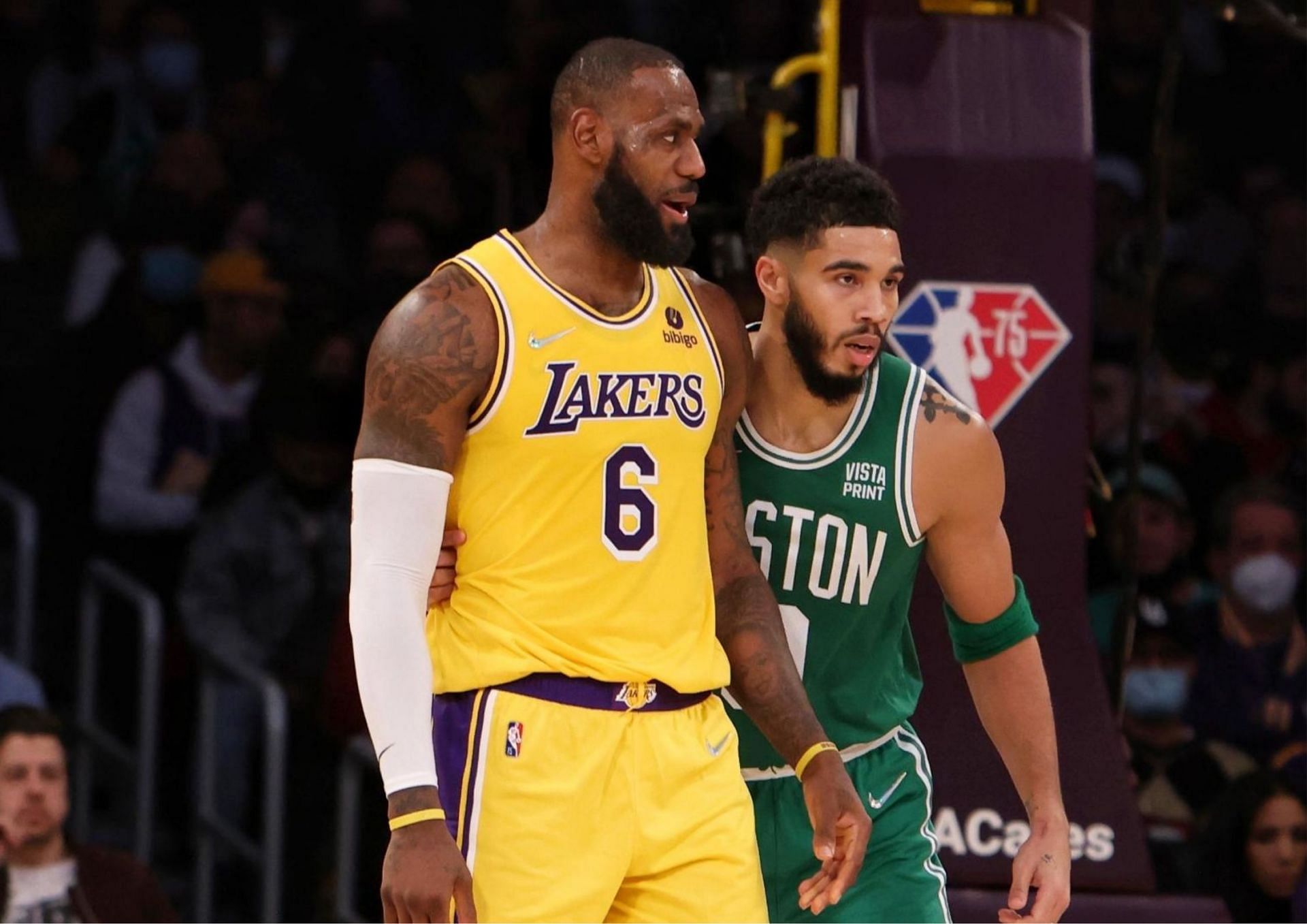 Nothing comes close in the NBA to the rivalry between the Boston Celtics and LA Lakers. [photo: Sporting News]