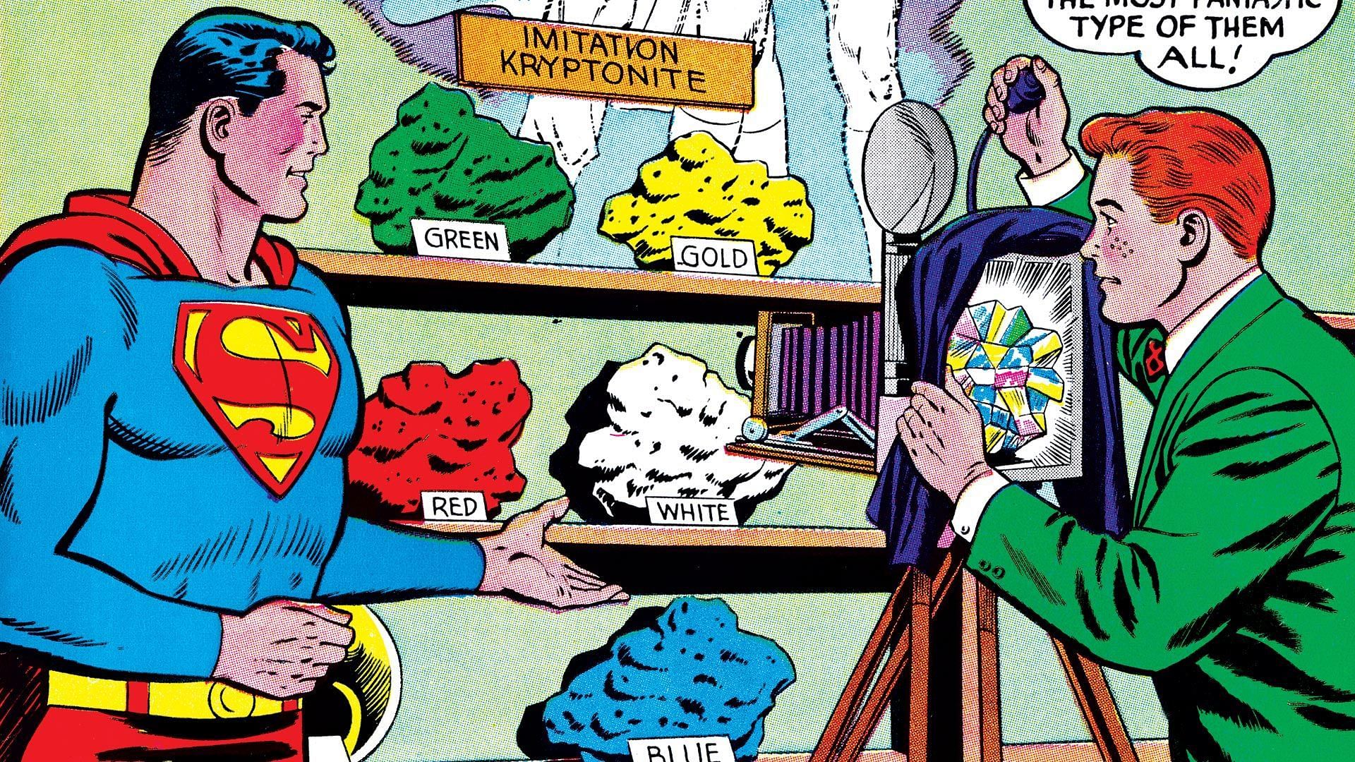 Superman has come across various colours of Kryptonite (Image via DC Comics)