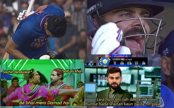 "Good going Chhote Kohli"- Top 10 Shubman Gill memes after his stunning century in the 3rd ODI vs New Zealand in Indore