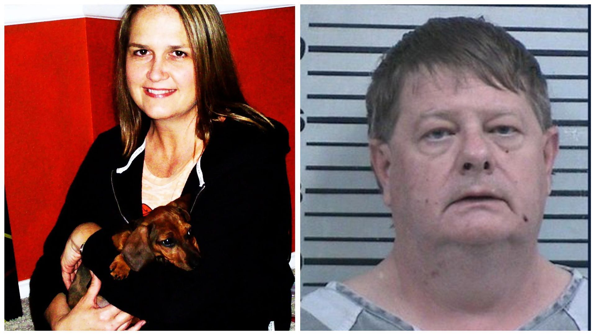 Former attorney Venisa McLaughlin (left) allegedly killed by her husband Jeffrey (right), (Images via Facebook and Hood County Sheriff