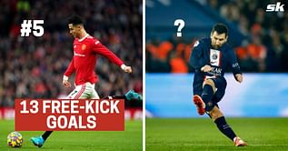 5 players with most free-kick goals in Europe's top 5 leagues since the 2012-13 season