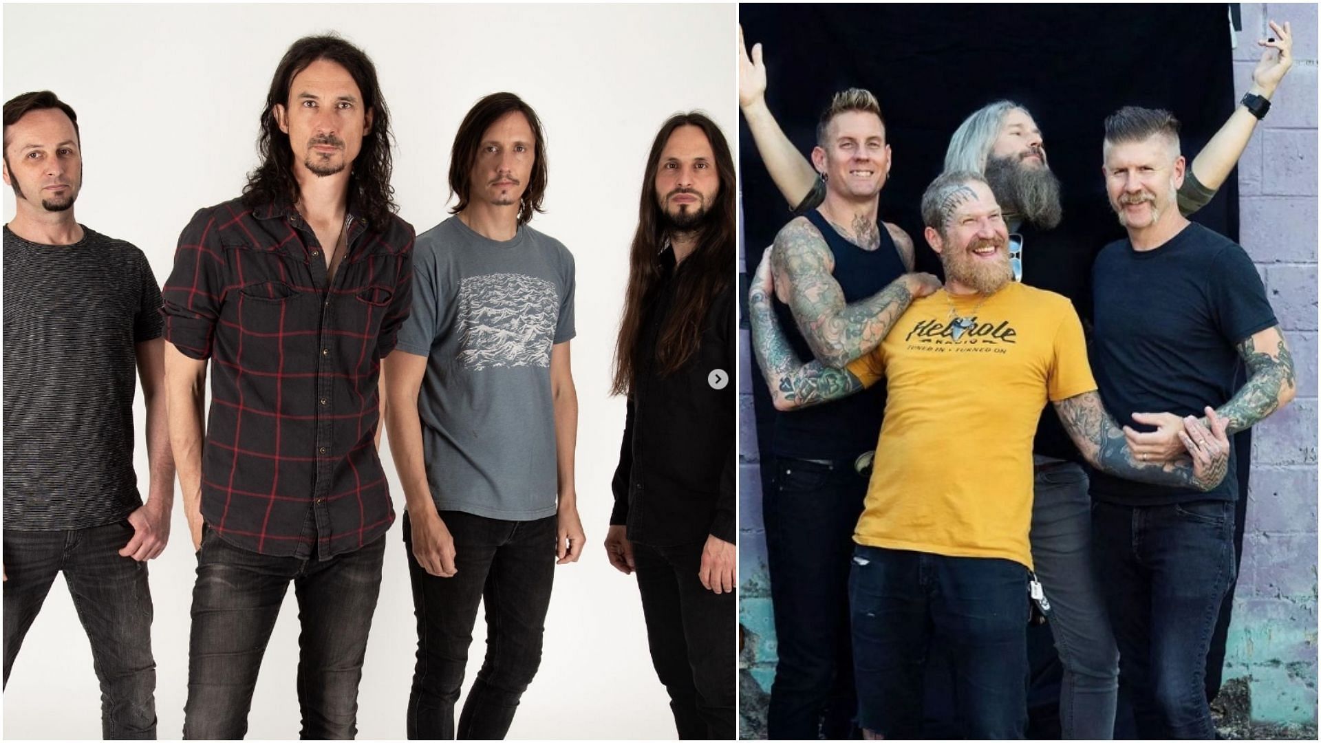 Mastodon and Gojira have announced their 2023 tour. (Images via Instagram / @mastodonrocks and @gojiraofficial)