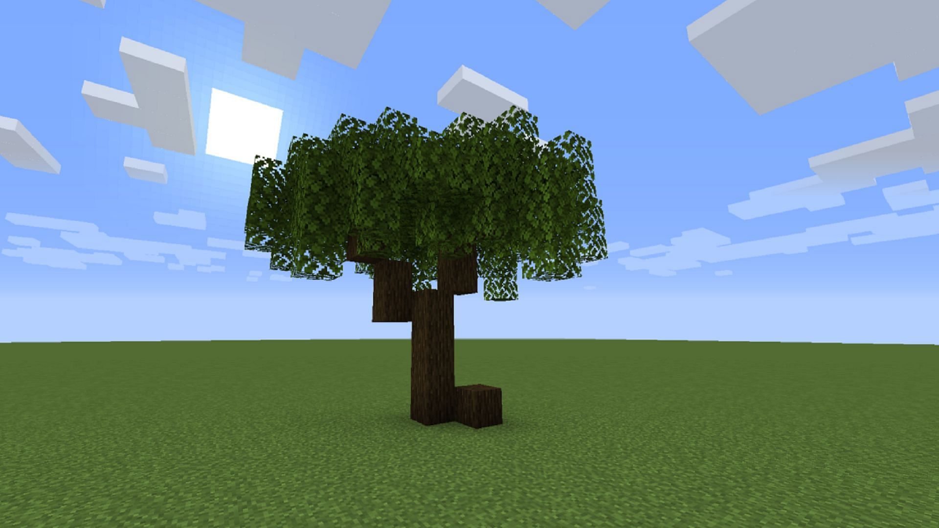 Custom trees in Minecraft can be built by players of any skill level (Image via Minecraft Build Inspiration/tumblr)