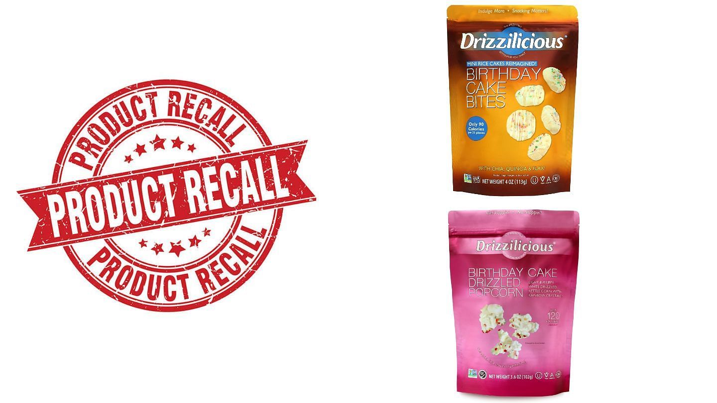 Snack Innovations Inc. recalls Drizzilicious Mini Rice Cake Bites and Popcorn products over undeclared peanut allergens concerns (Image via FDA)
