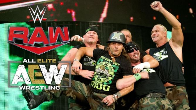 AEW star reacts to getting buried by DX on the 25th anniversary of WWE RAW