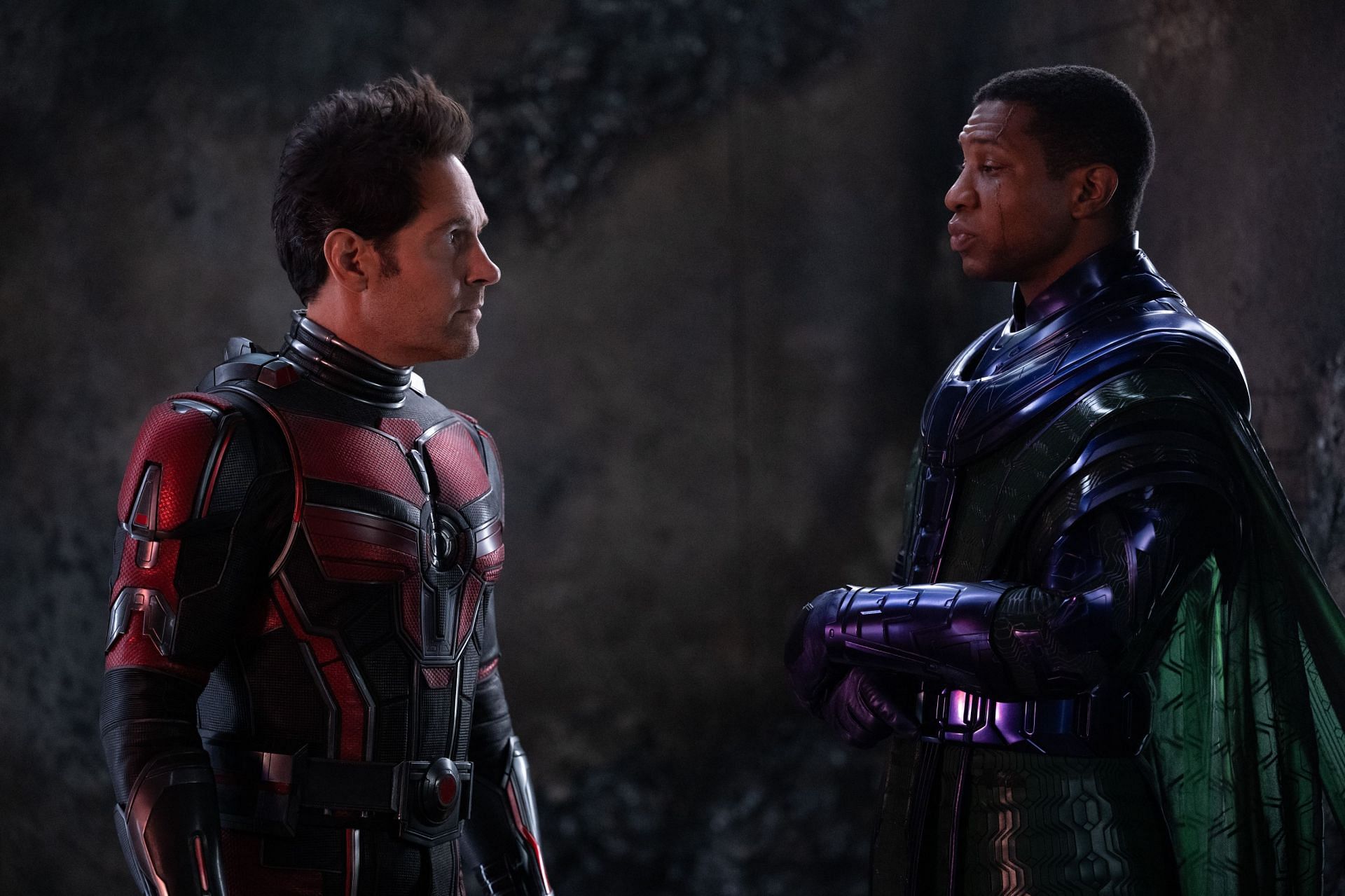Scott Lang and Hope van Dyne: Trapped in the Quantum Realm and facing off against Kang the Conqueror in Ant-Man 3: Quantumania (Image via Marvel Studios)