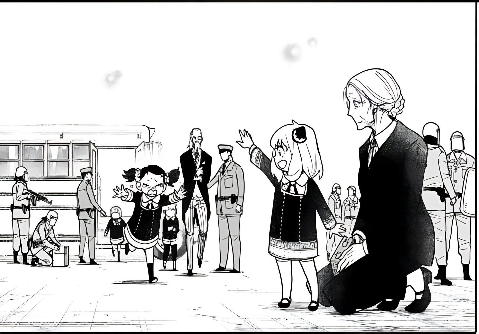 How everything ends in Spy X Family chapter 74 (Image via Tatsuya Endo/Spy X Family)