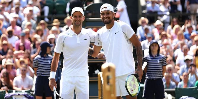 Novak Djokovic to face Nick Kyrgios on his return to Rod Laver Arena