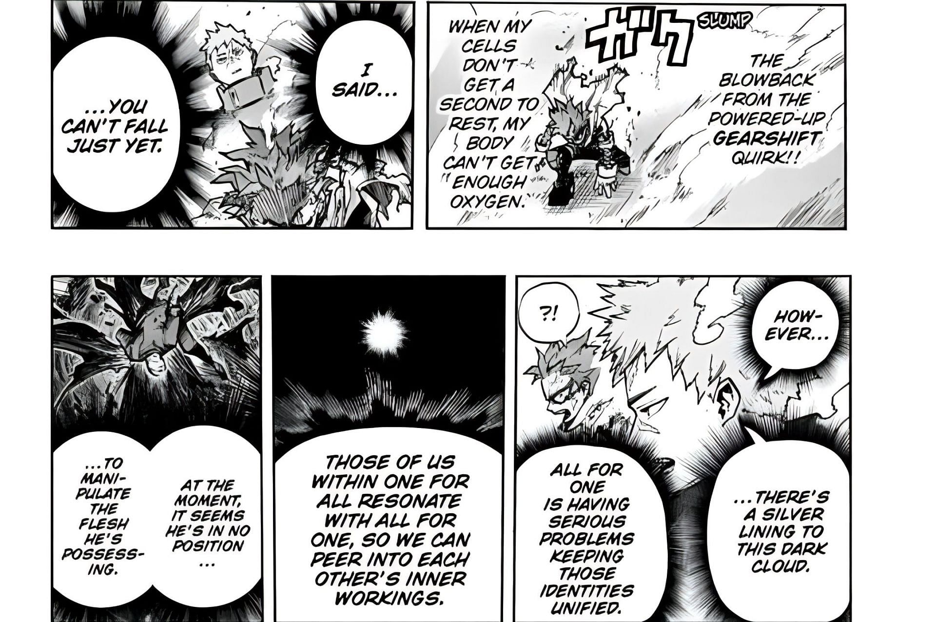 The Second User&#039;s advice to Deku (Image via Kohei Horikoshi/Shueisha)