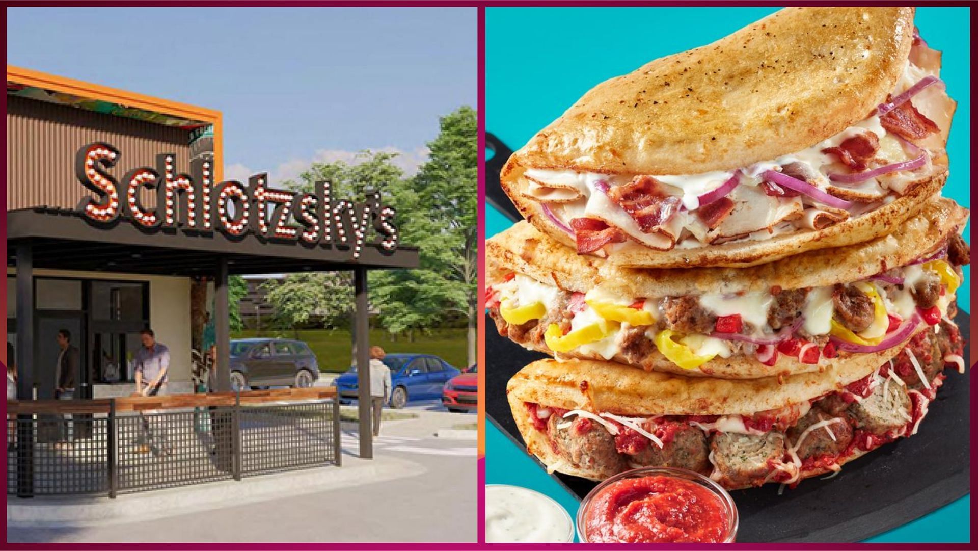 Schlotzsky&rsquo;s new calzone line-up is now released! (Image via Schlotzsky&rsquo;s)
