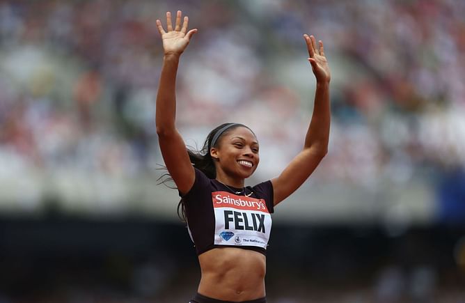 “All the feels” – Allyson Felix reacts to Diamond League’s throwback post of her performances