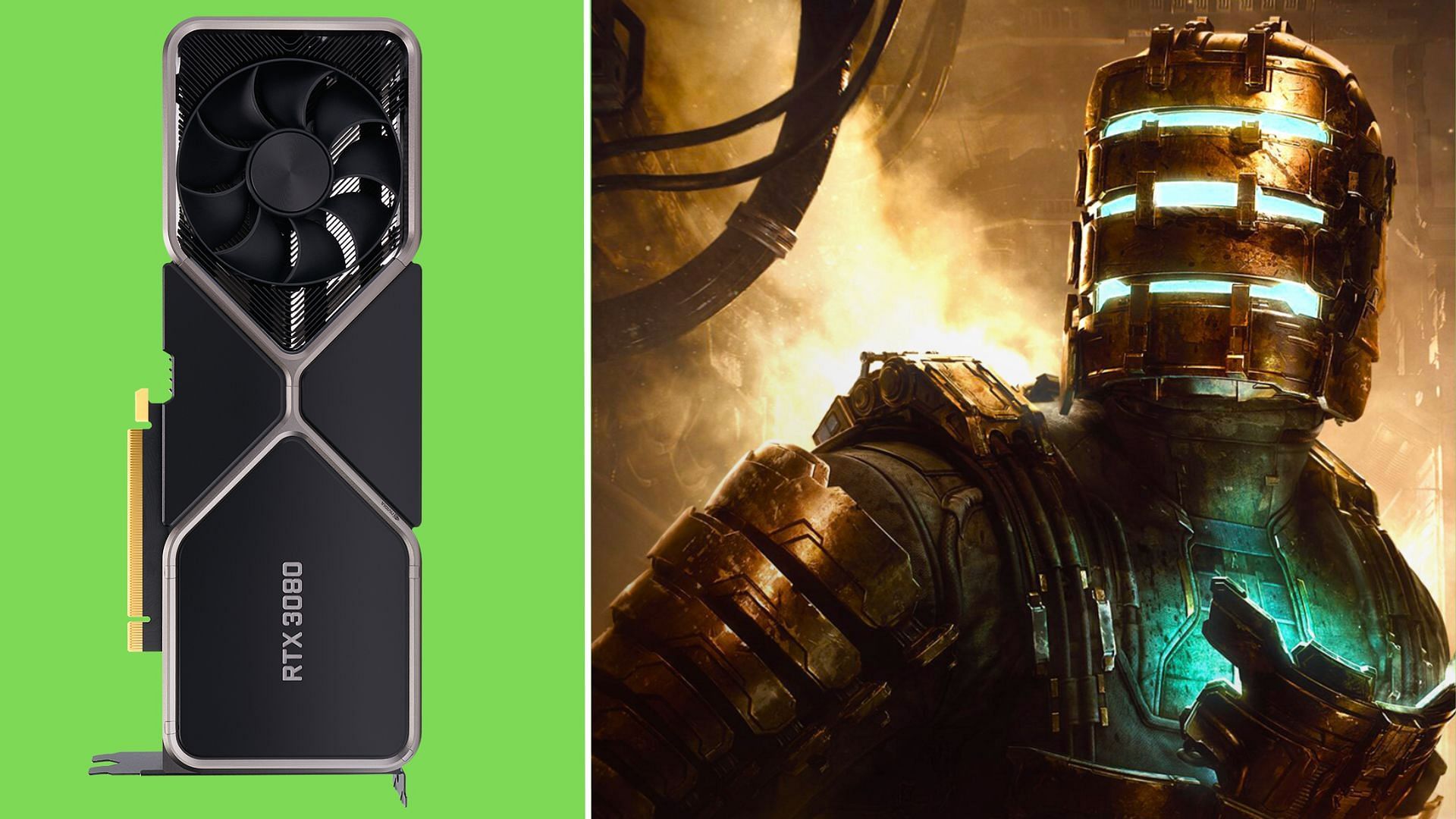 The RTX 3080 is a great video card for the Dead Space remake (Image via Sportskeeda)