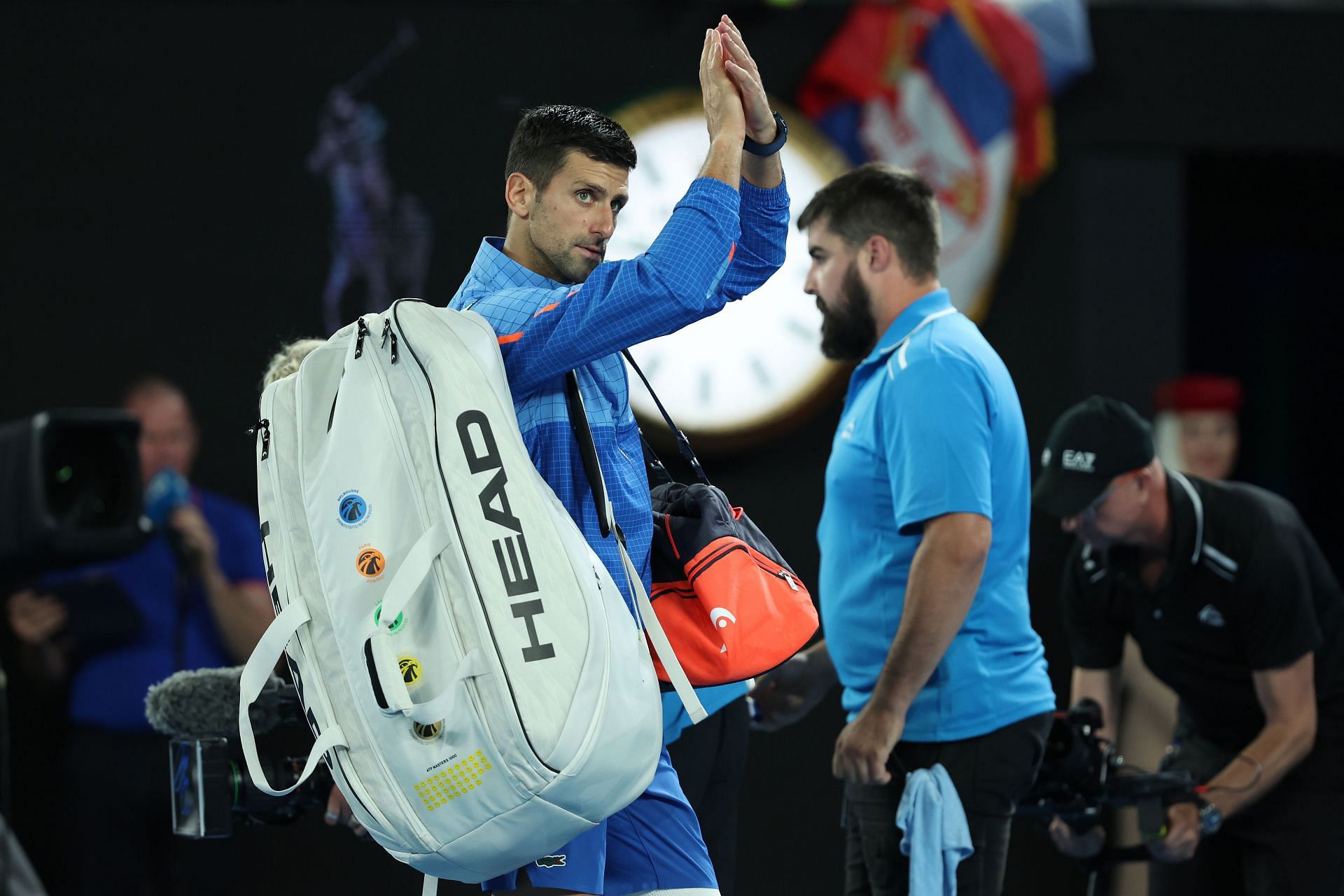 Novak Djokovic after fourth round win at 2023 Australian Open