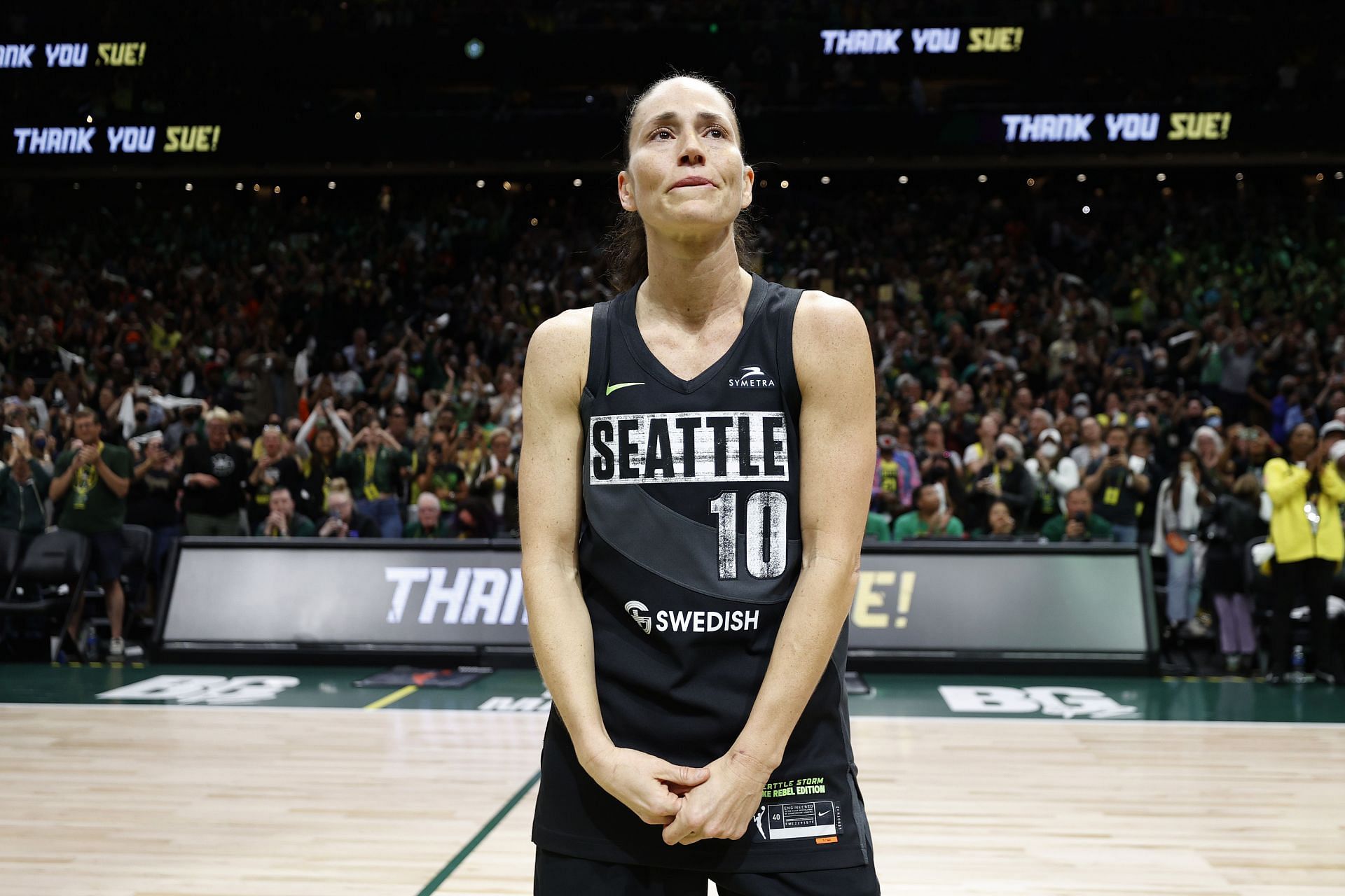 Seattle Storm star Sue Bird during one of her final games