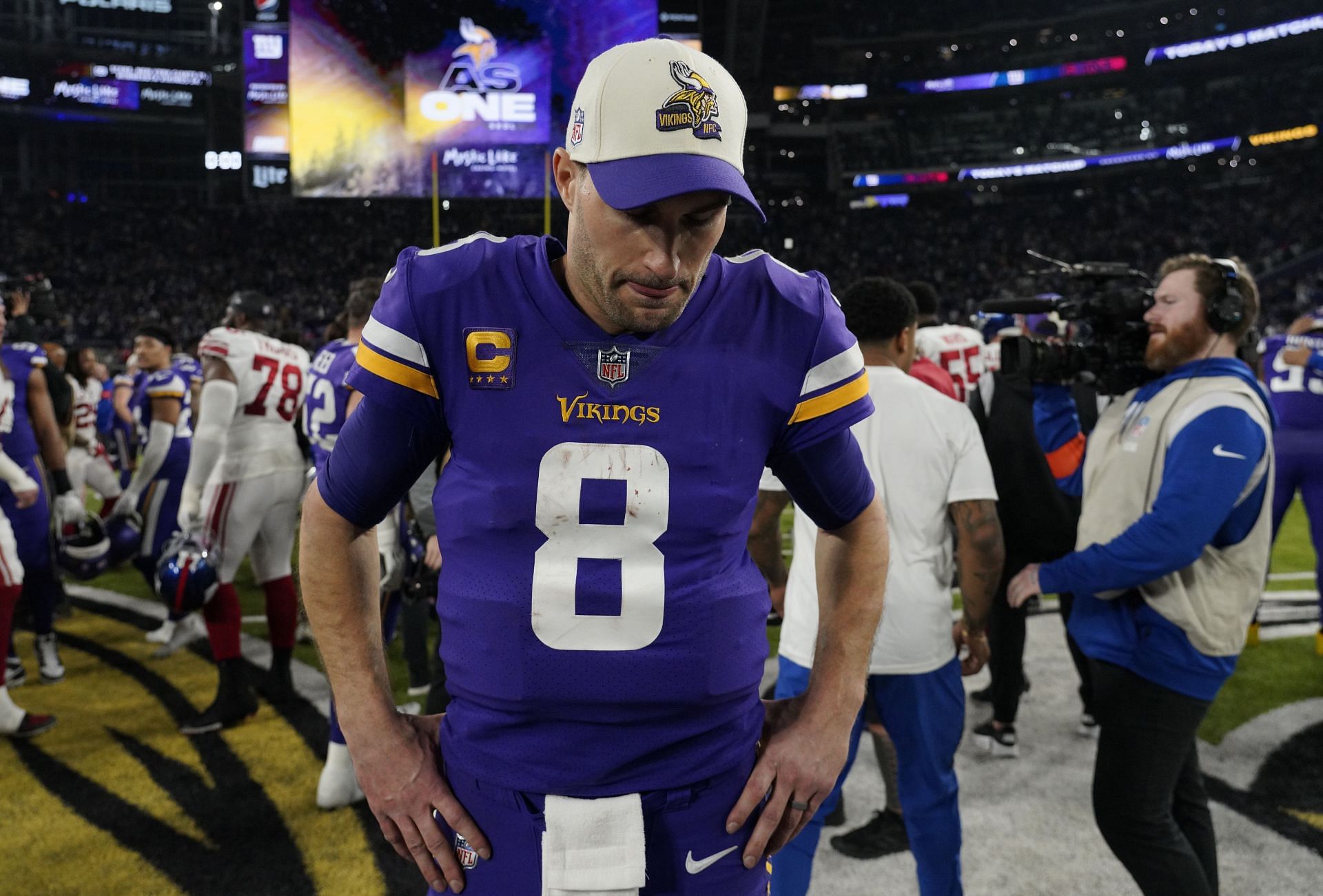 Vikings quarterback Kirk Cousins knows he's fighting for his football life