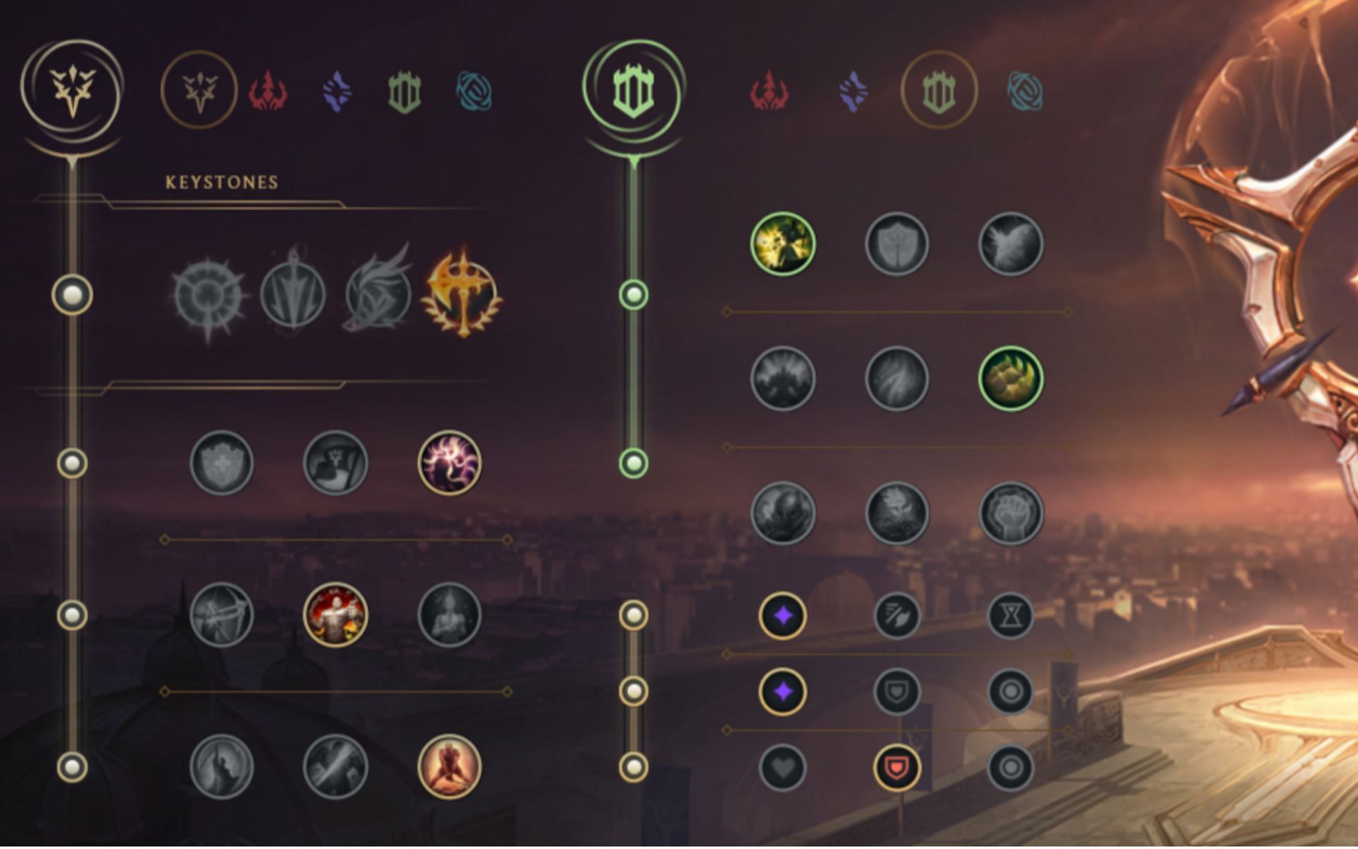 Illaoi Conqueror Rune Setup (Image via League of Legends Client/Riot Games)