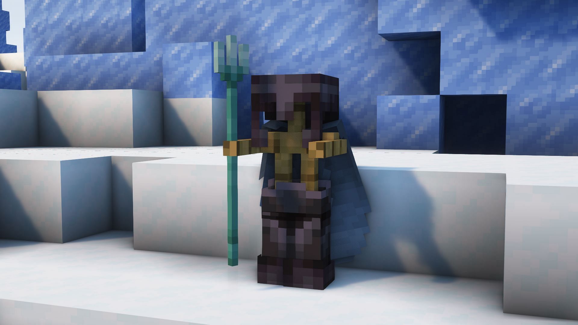 An armor stand in Minecraft (Image via Mojang)