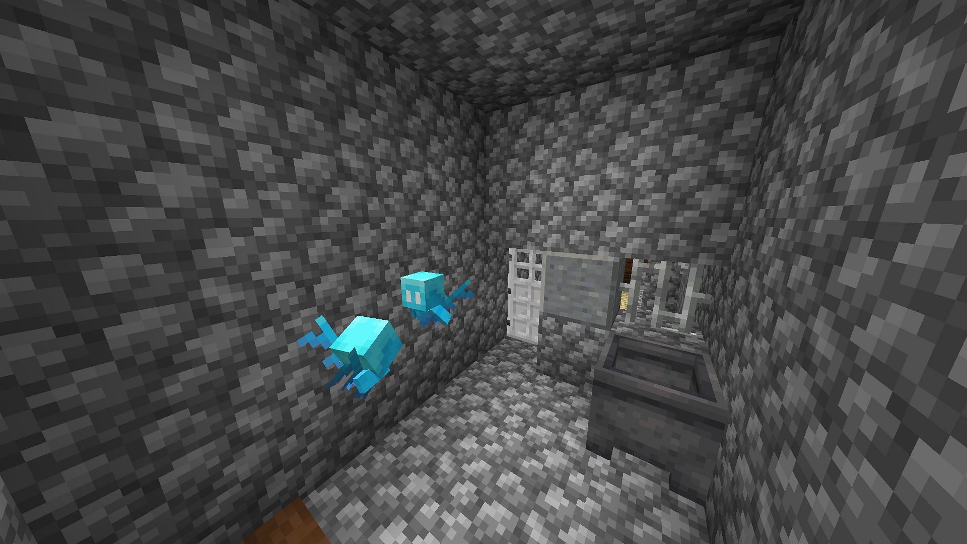 Allays trapped in Woodland Mansion (Image via Mojang)