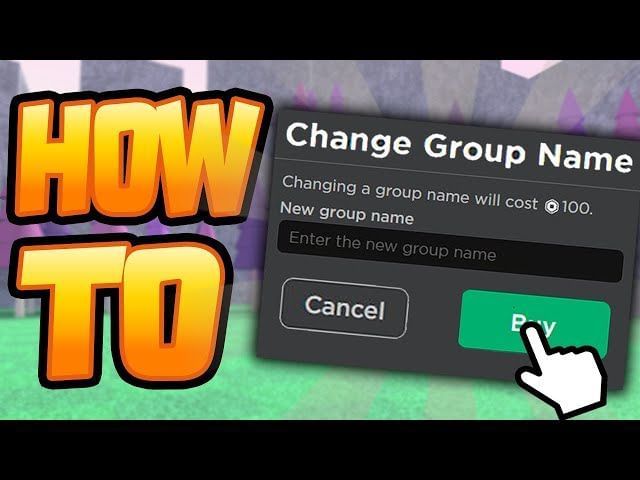 Can you change the name of a Roblox group? Steps and requirements