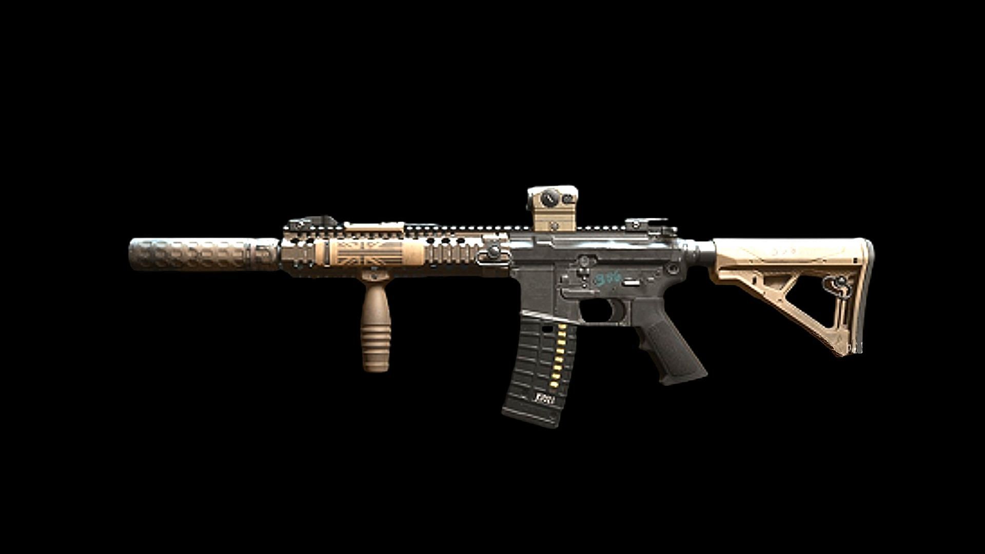 The M4 assault rifle in Modern Warfare 2 and Warzone 2.0 (Image via Activision)