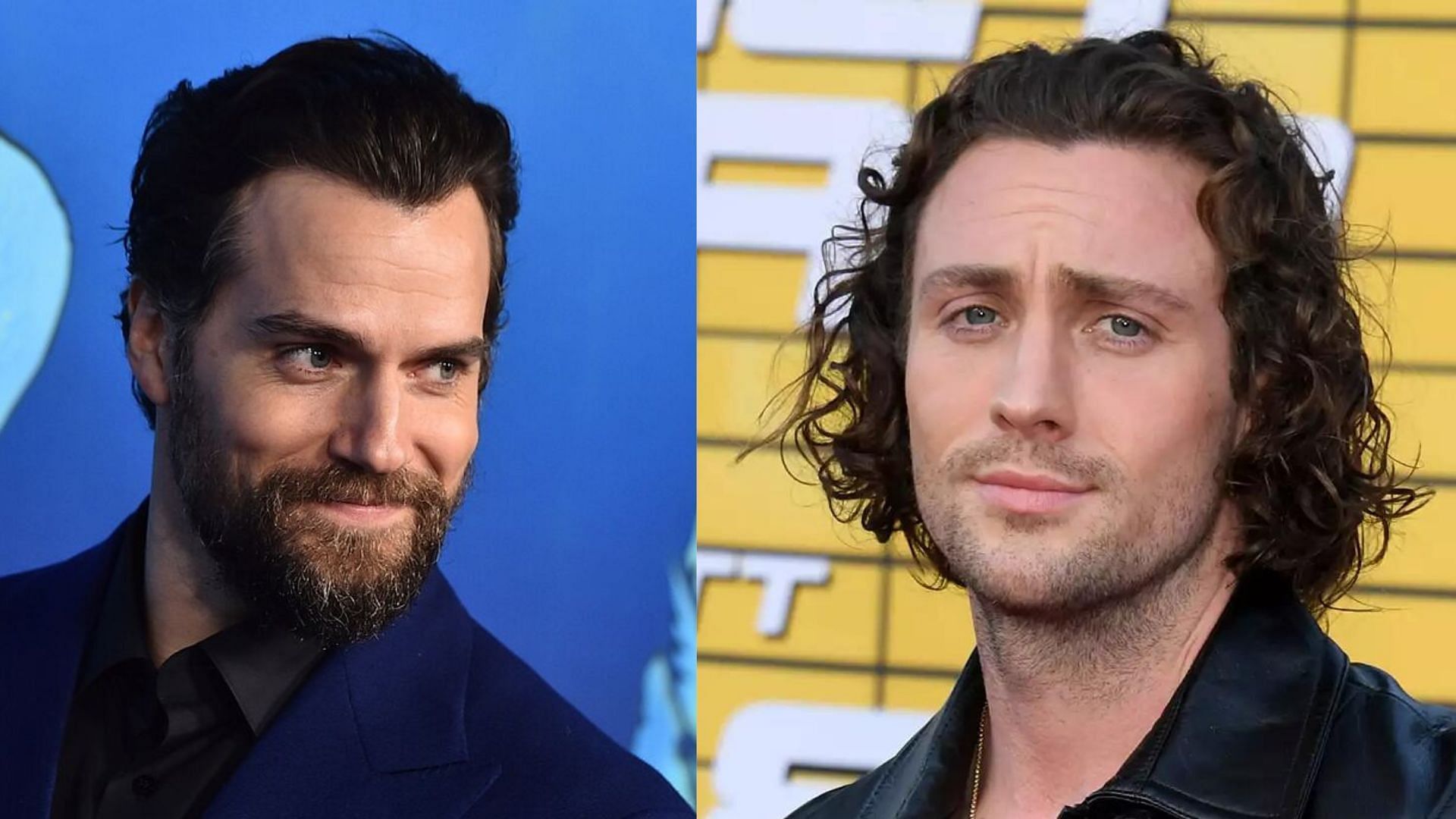 Henry Cavill fans believe Aaron Taylor-Johnson should not get James Bond role (Images via Getty)