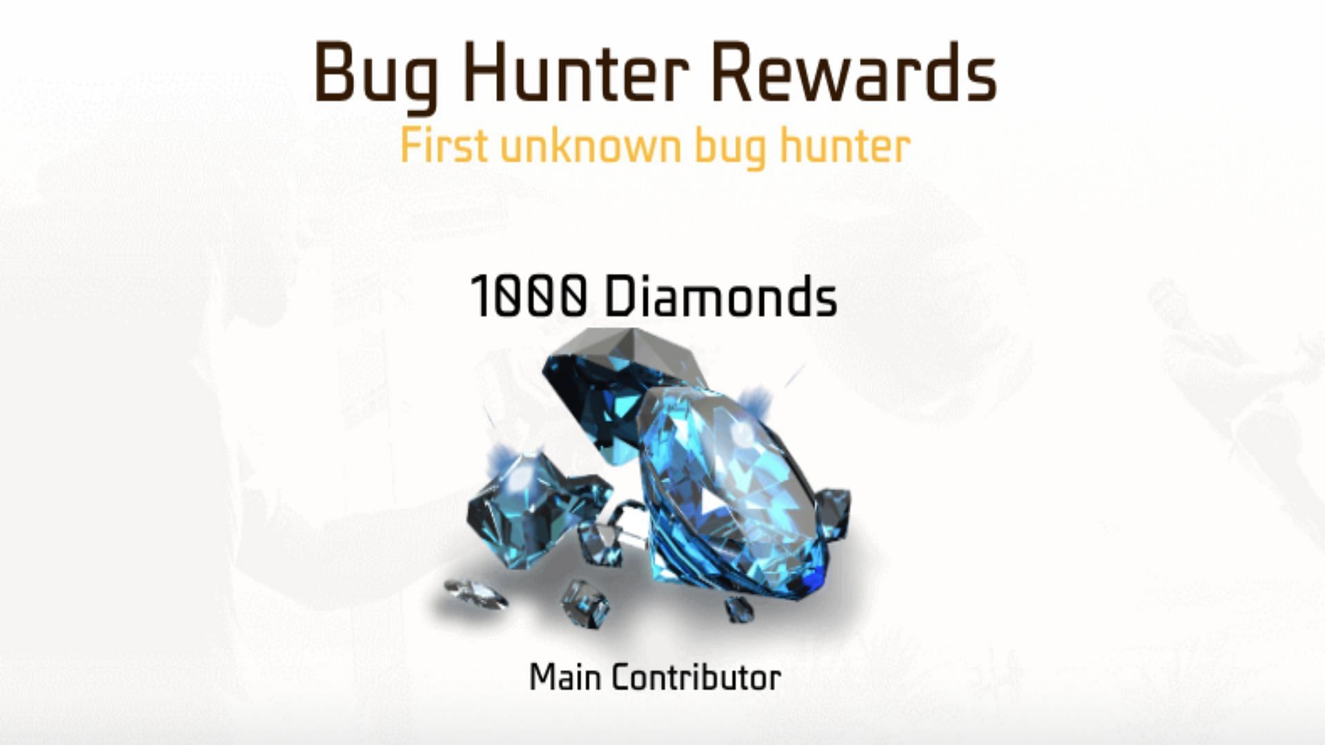 Diamonds can be used to buy in-game collectibles (Image via Garena)