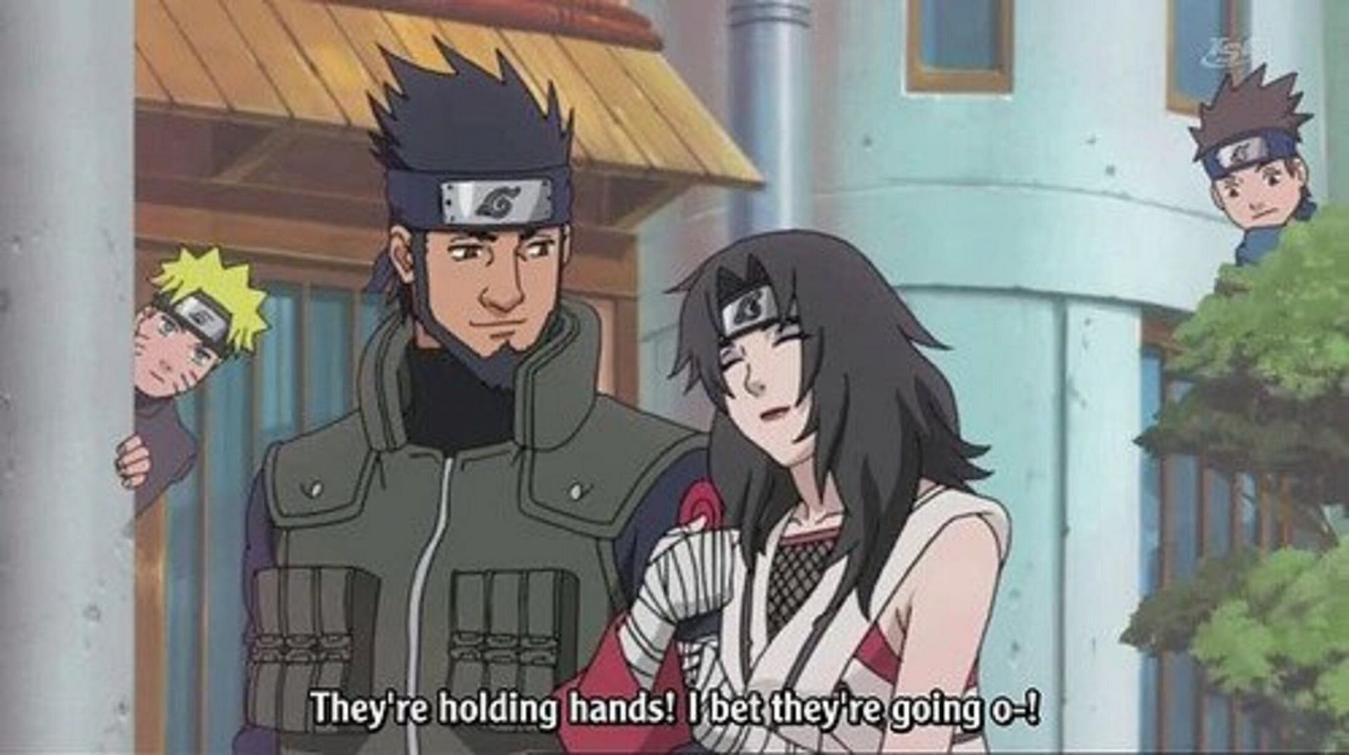 Asuma and Kurenai during Shippuden (Image via Pierrot Studios)