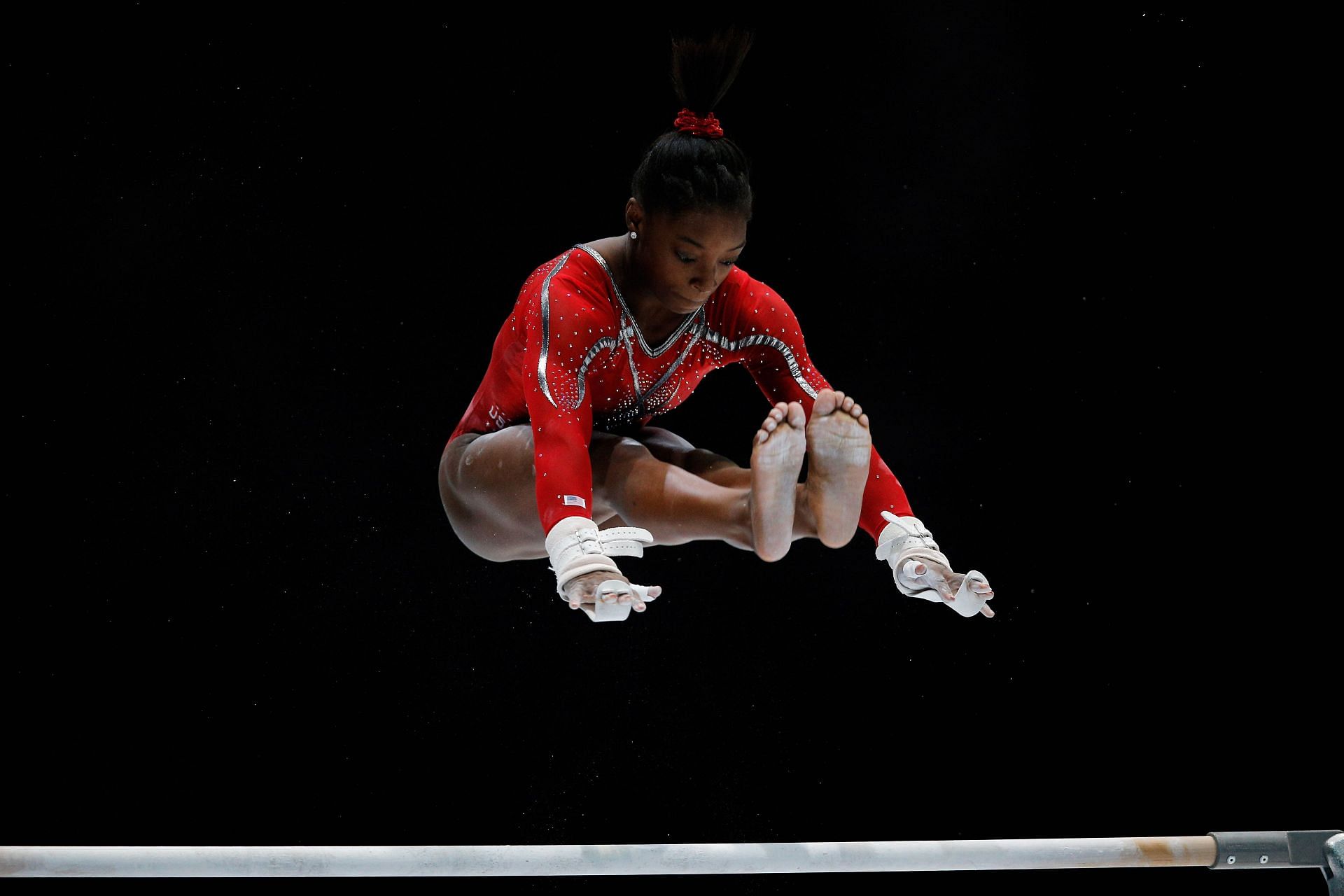Simone Biles at the Artistic Gymnastics World Championships Belgium 2013