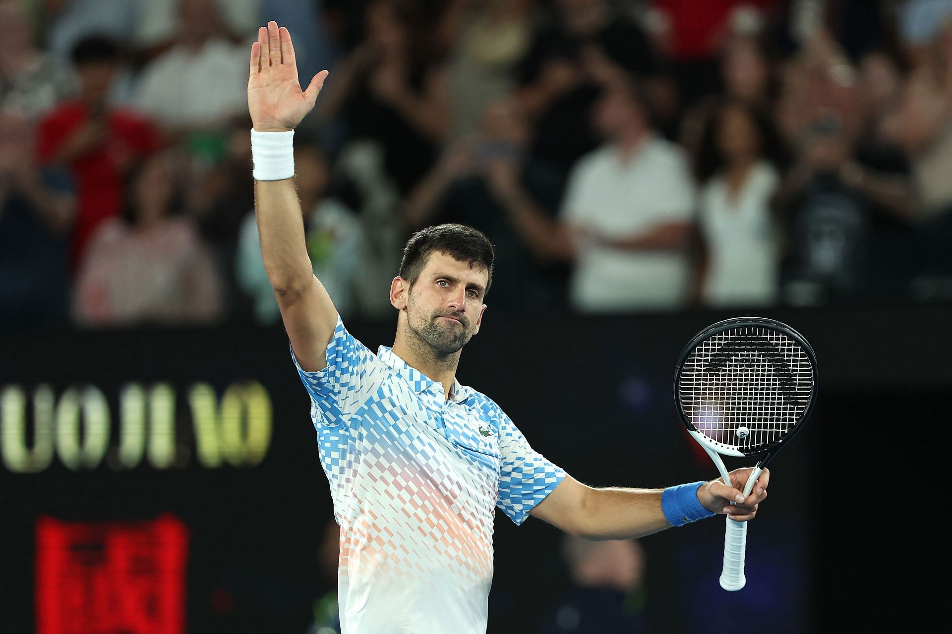 Novak Djokovic at the 2023 Australian Open - Day 10