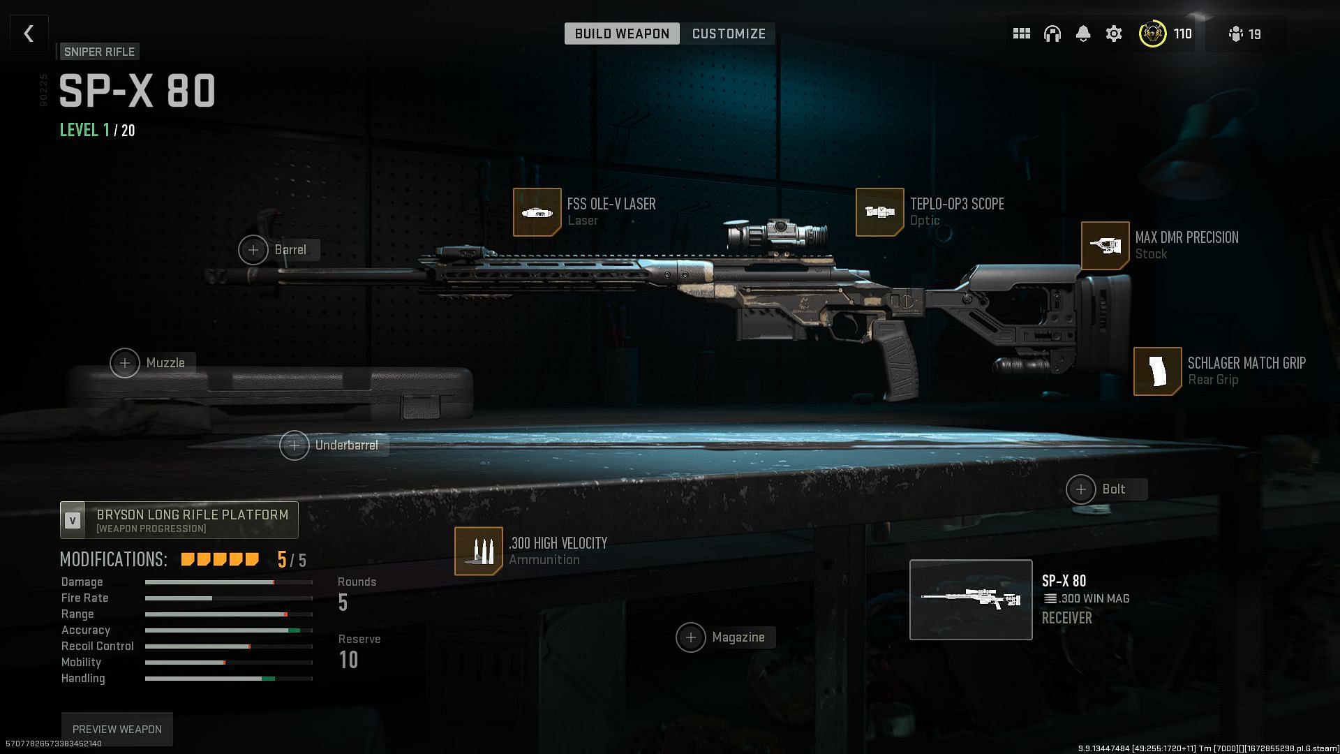 Best attachments for the SP-X 80 in Warzone 2 (Image via Activision)