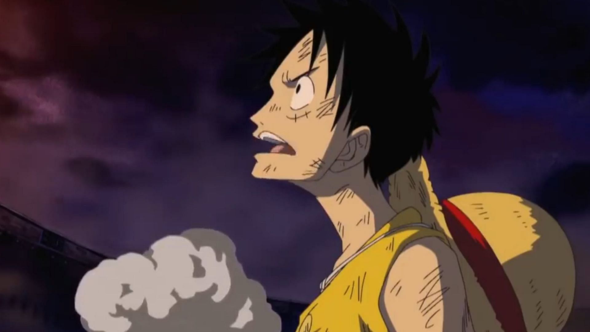 Luffy from the One Piece anime (Image via Toei Animation)