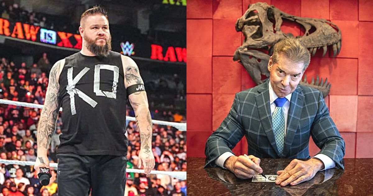 Kevin Owens and Vince McMahon.