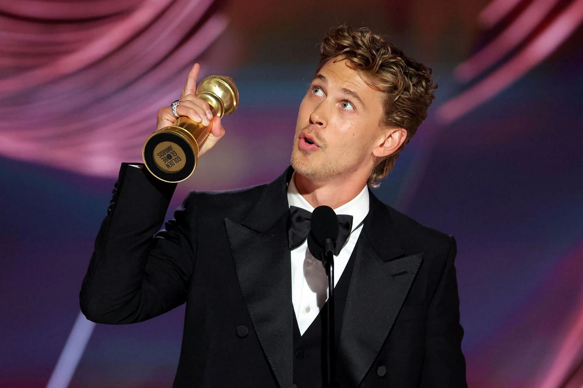 Austin Butler spent three years preparing for his Golden Globe winning role in Elvis (Image via Getty)