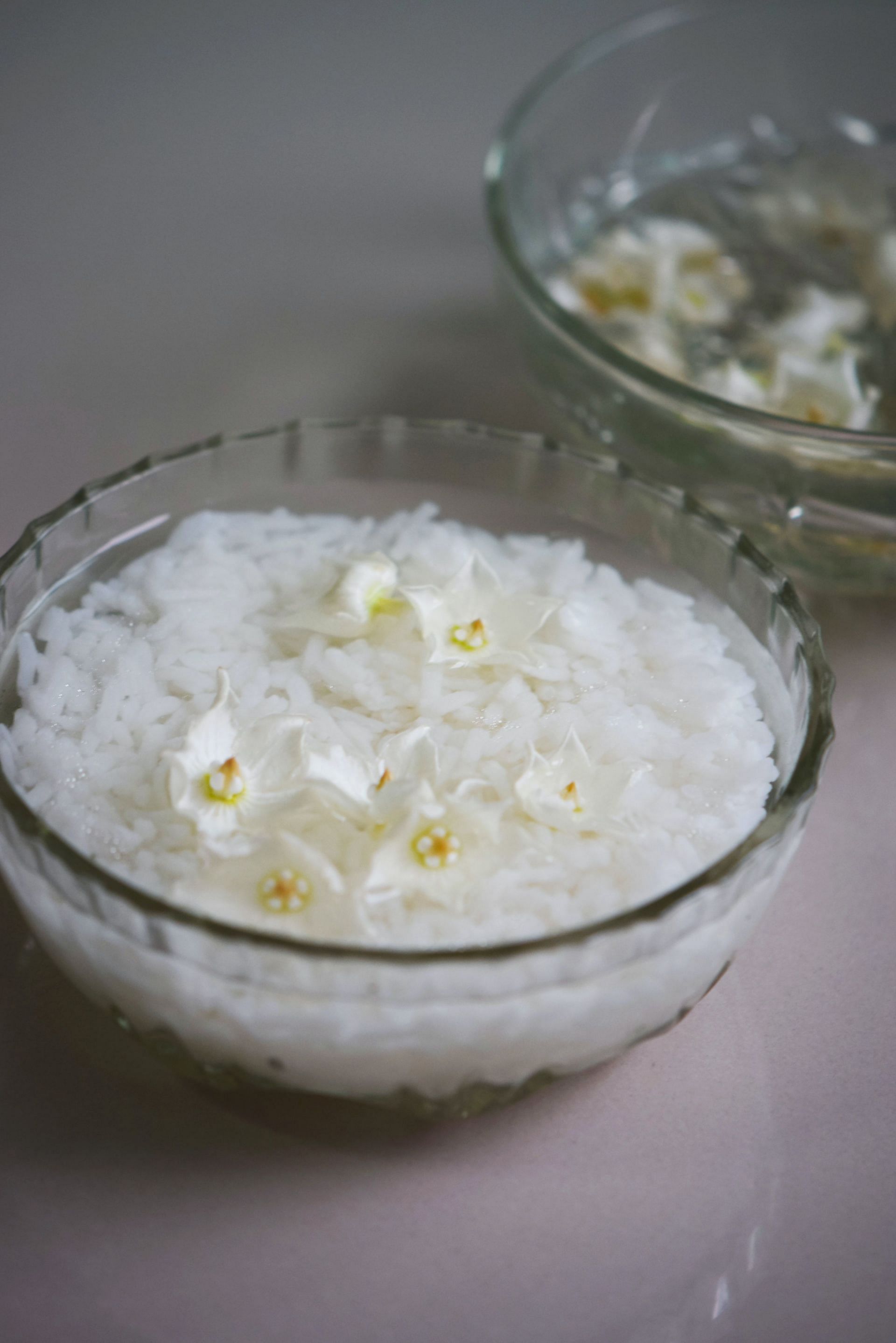 Rice water for hair growth (Image via Unsplash/Rmine Daisy)