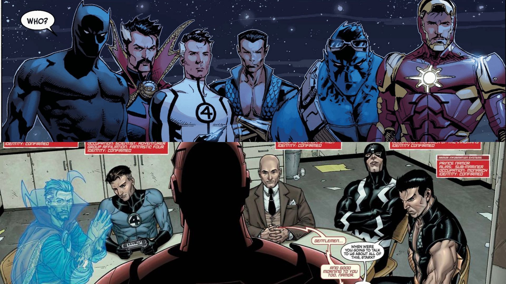 Illuminati adds and replaces members as needed (Image via Marvel Comics)