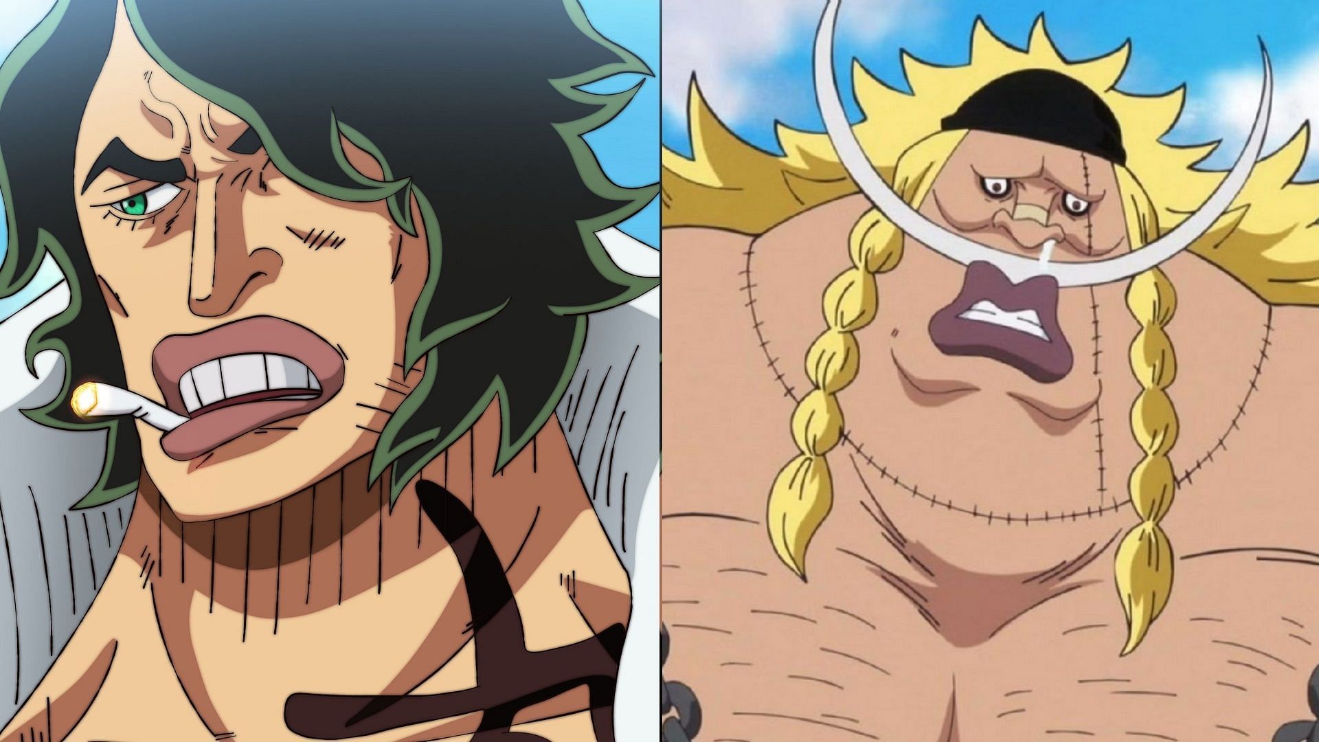 Despite all his remarkable physical strength, Weevil was no match for Admiral Ryokugyu (Image via Toei Animation, One Piece)