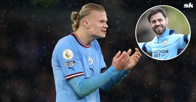“I am very happy we have a player like that” – Bernardo Silva highlights Erling Haaland’s ‘ambition’ at Man City by picking out perfect example
