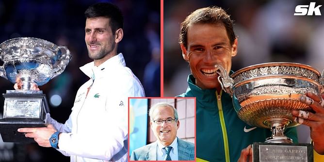 "I don't think so" - Steve Flink on Novak Djokovic's chances of winning as many Australian Opens as Rafael Nadal has won French Opens