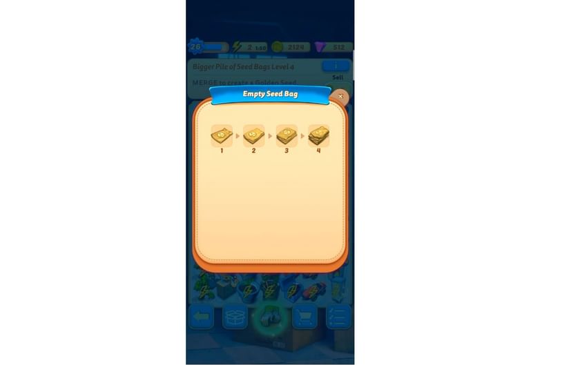 How to get a Golden Seed in Merge Mansion