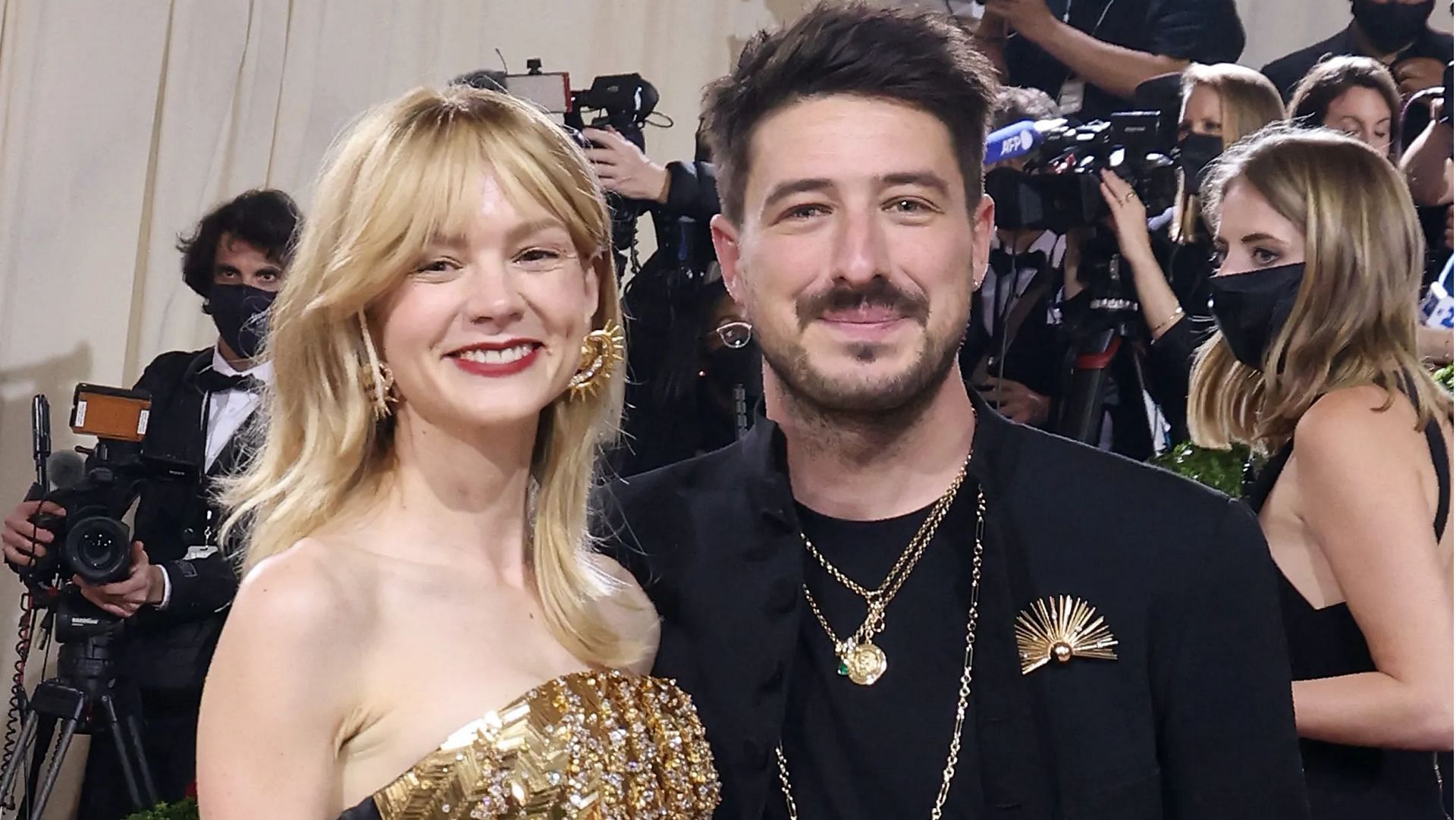 Carey Mulligan and Marcus Mumford met at a youth camp. (Photo via Taylor Hill/Getty Images)