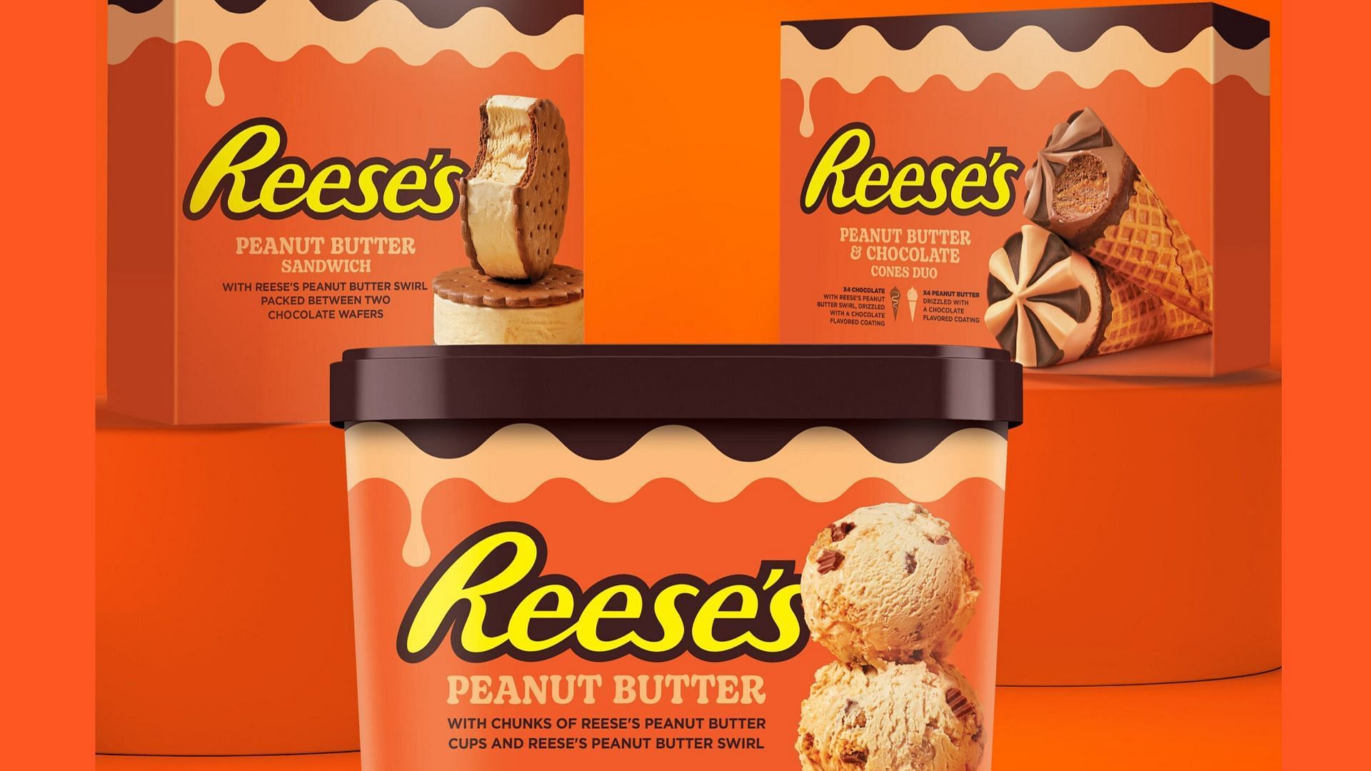 The new line of frozen treats will be available at your nearest grocery store starting January (Image via Reese's)