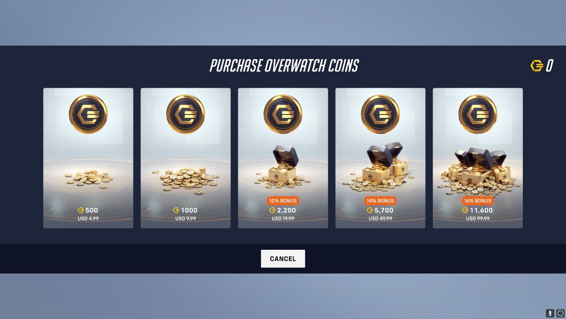 Overwatch 2 coins shop (Image via Blizzard)