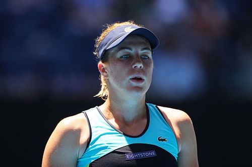 Anastasia Pavlyuchenkova at the 2020 Australian Open