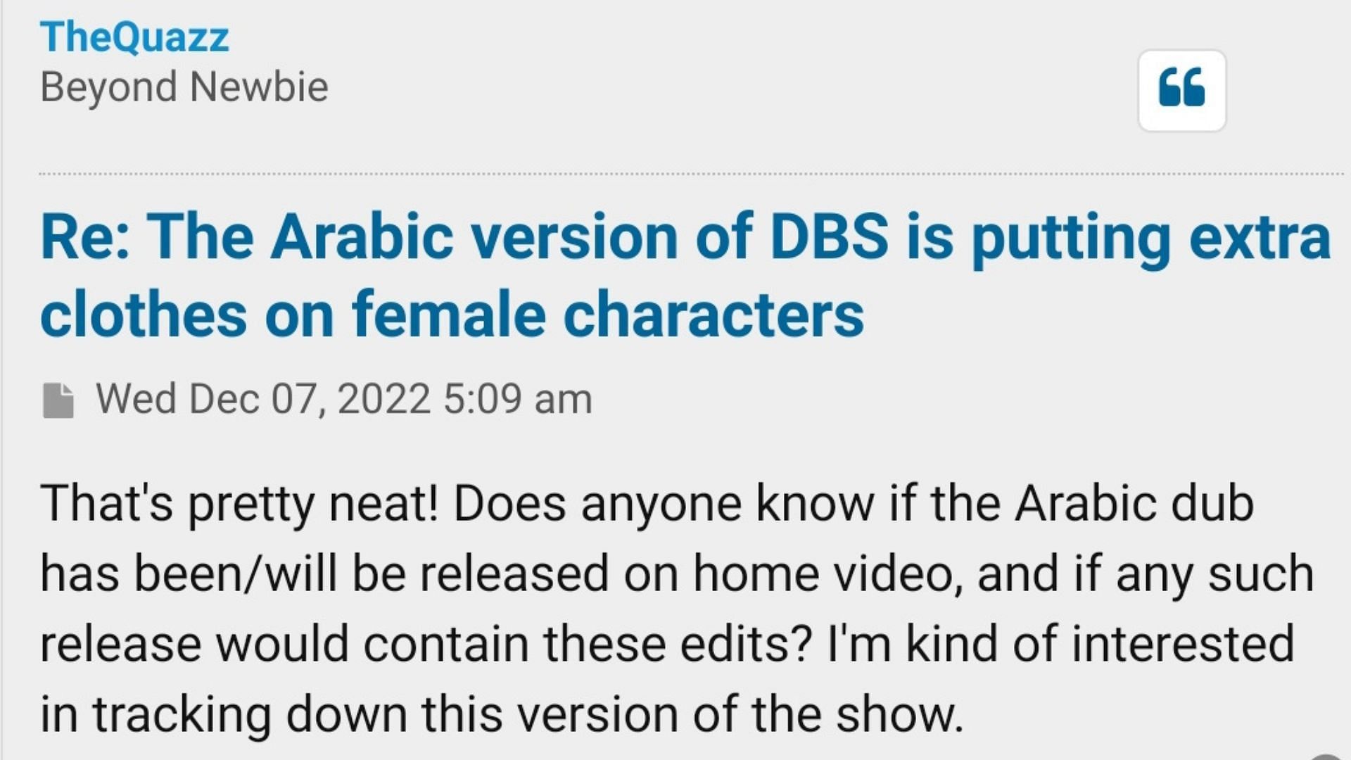 Dragon Ball Arabic version bashed for covering female characters with ...