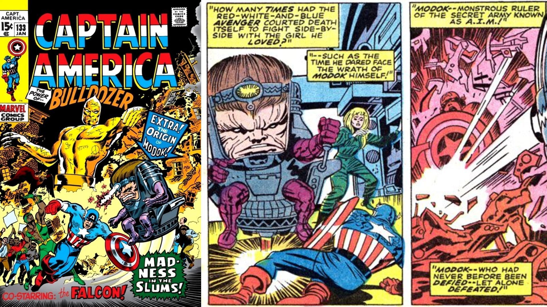 Captain America #133 revealed MODOK (Image via Marvel)