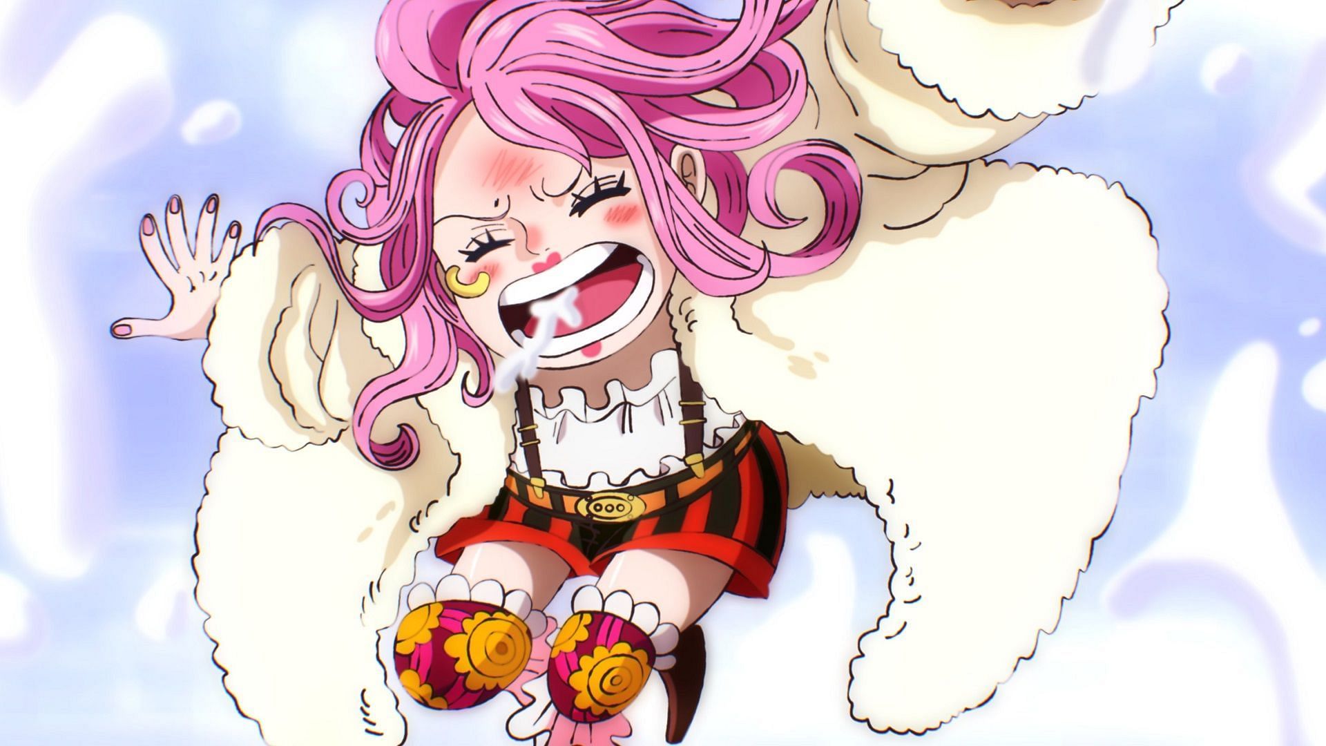 Bonney uses her Devil Fruit powers to manipulate the aging process, turning herself into a child (Image via Eiichiro Oda/Shueisha, One Piece)