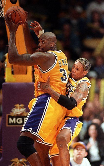 Michael Jordan and Scottie Pippen Legit Tackled Dennis Rodman During an  Epic Bulls-Lakers Matchup That Featured a Big Moment for Kobe Bryant