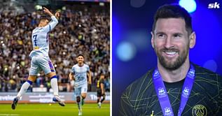 PSG superstar Lionel Messi posts Instagram story showing him interacting with Cristiano Ronaldo in Riyadh