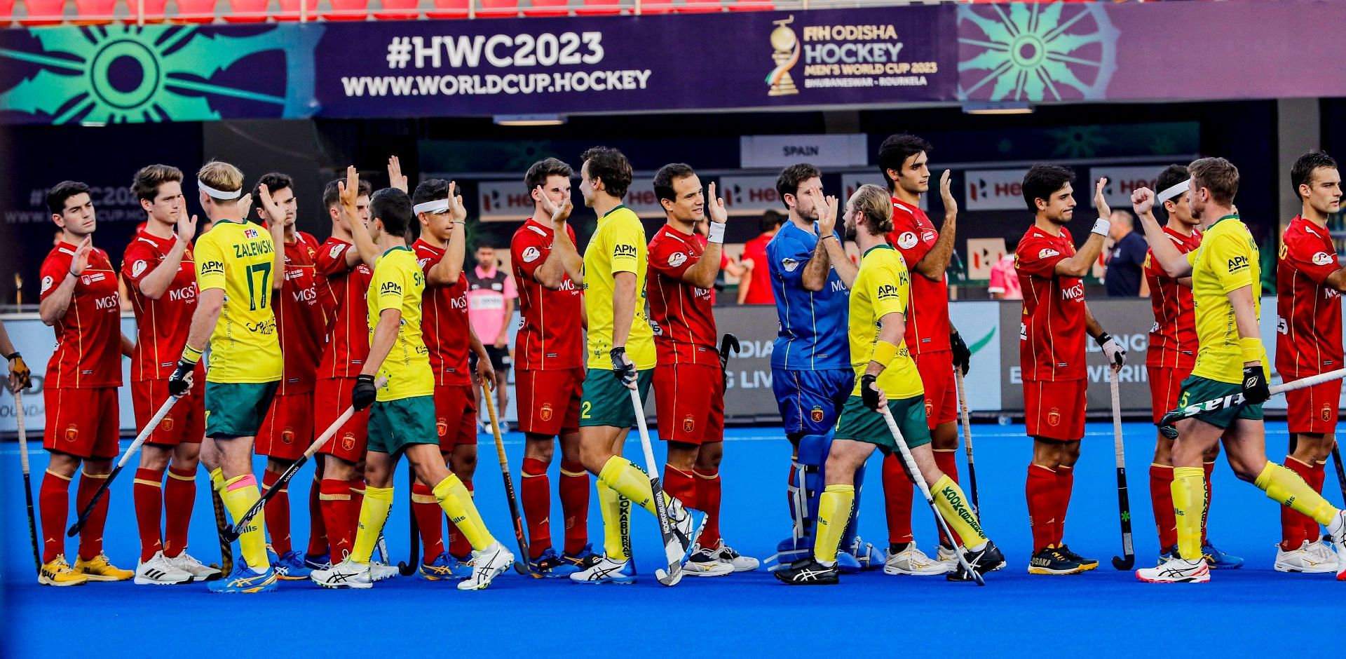 Australia vs Spain in Hockey World Cup quarter-finals